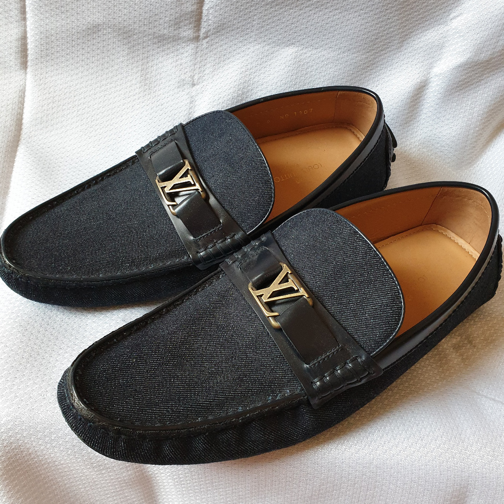 Louis Vuitton Hockenheim Denim Car shoes